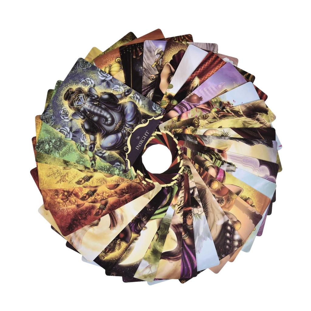 Flüstern von Lord Ganesha Tarotkarten Anleitung Divination Deck Partys Brettspiel Und Eine Vielzahl von Tarot-Optionen