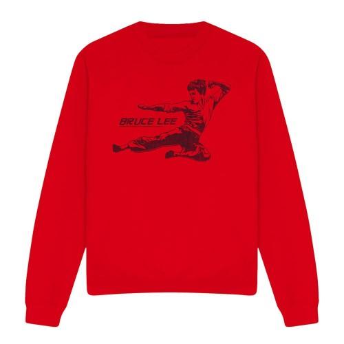 Bruce Lee Unisex Adult Line Kick Sweatshirt