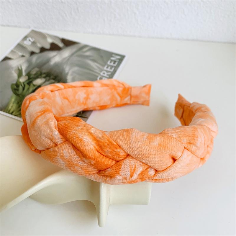

Женские повязки для волос Twist для девочек, модные аксессуары для волос, обруч для волос ручной работы, корейские женские повязки на голову Size fits all
