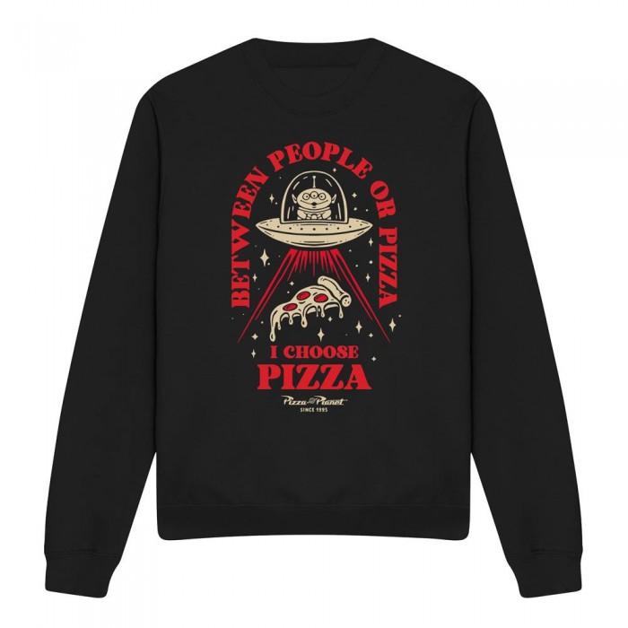 Toy Story Unisex Adult Pizza Or People Sweatshirt
