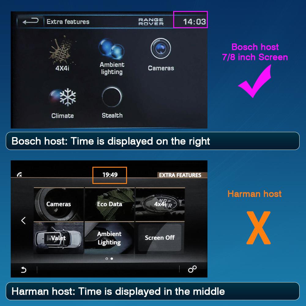AUTOTOP Wireless CarPlay Interface retrofit kit For Land Rover Jaguar Bosch Harman Evoque XE XF XJL Android Auto Mirror Link Cam
