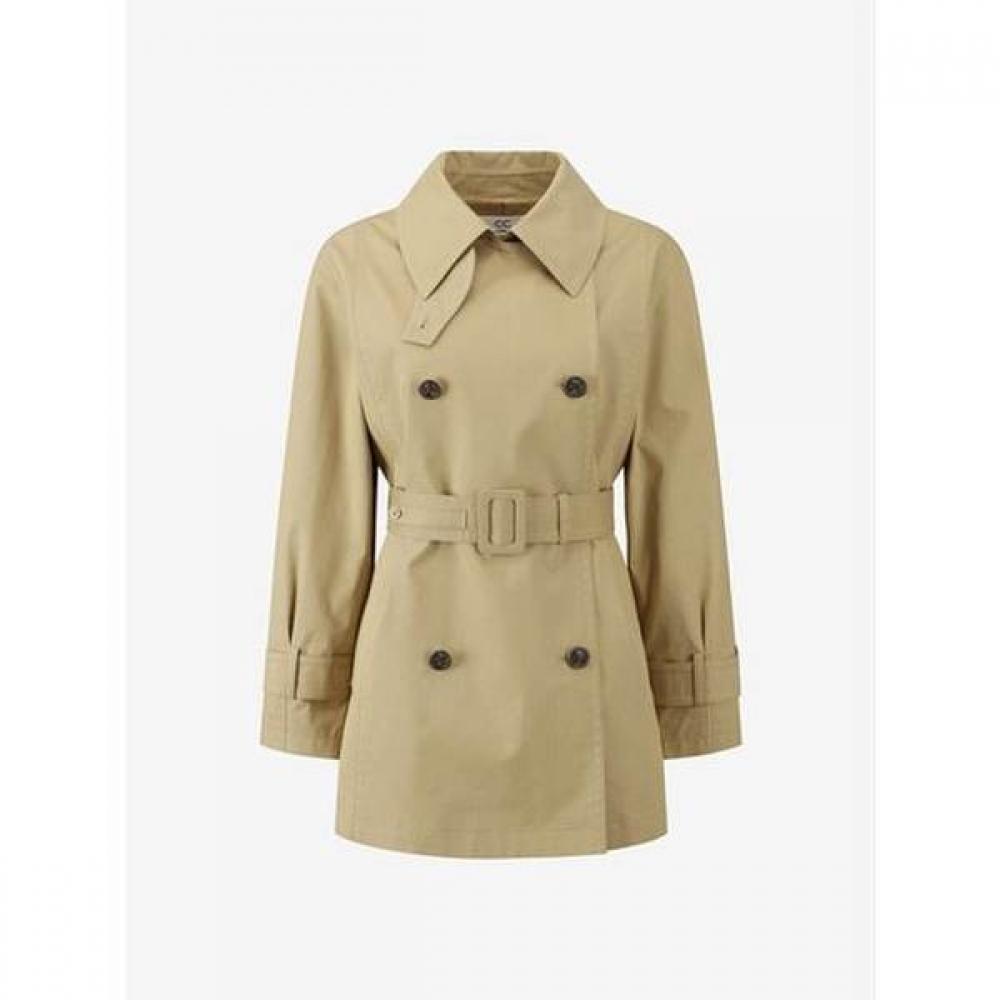 Cc Collect Classic Double Half Trench Coat  C261msi001 