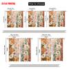 2pcs   plane printing Creative Curtains Bohemian Flowers Colorful Durable Polyester (without rod) Gifts Perfect for Living Room