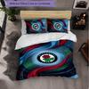 Set Biancheria da Letto Calcio Blackburn Rovers 3 Pezzi Morbido Copripiumino con Federe Set Decorazione Camera da Letto per la Casa
