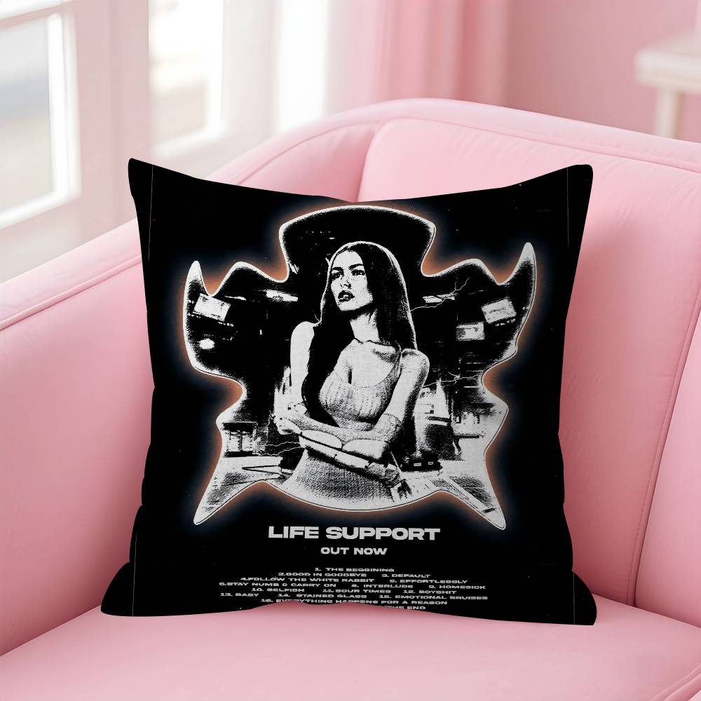 Singer Madison Beer Pillow Gift Home Office Decoration Bedroom Sofa Car Cushion Cover Case 45X45