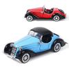 Alloy Open And Closed Canopy Vintage Car Model, Children'S Toy Car Ornament, Rebound Car Model, Can Open Doo