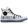 Converse Chuck Taylor All Star CX High Translucent Barcode Unisex Sneakers White Black Clear A02600C