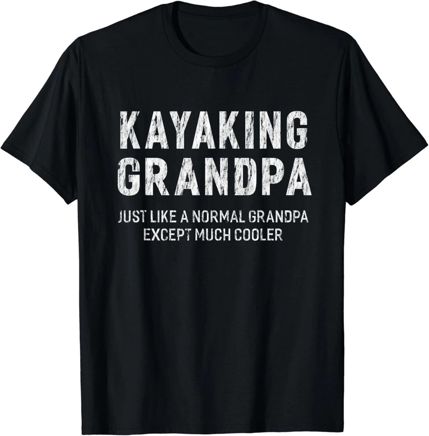 Kayaking Grandpa Gifts For Grandpa Men Gift Unisex T-Shirt L
