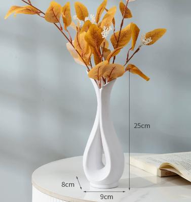 Plastic Vase for Flowers, - And, Home Decor Centerpiece for Living Room