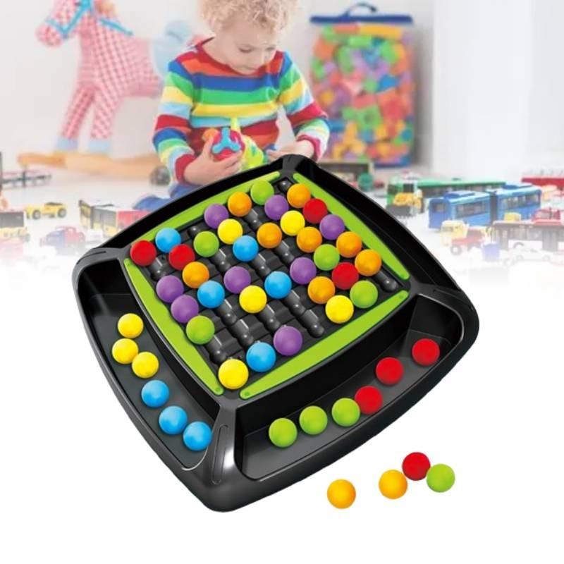 Buntes Kinderrätselspiel zur Stressbewältigung und für interaktiven Spaß auf Partys