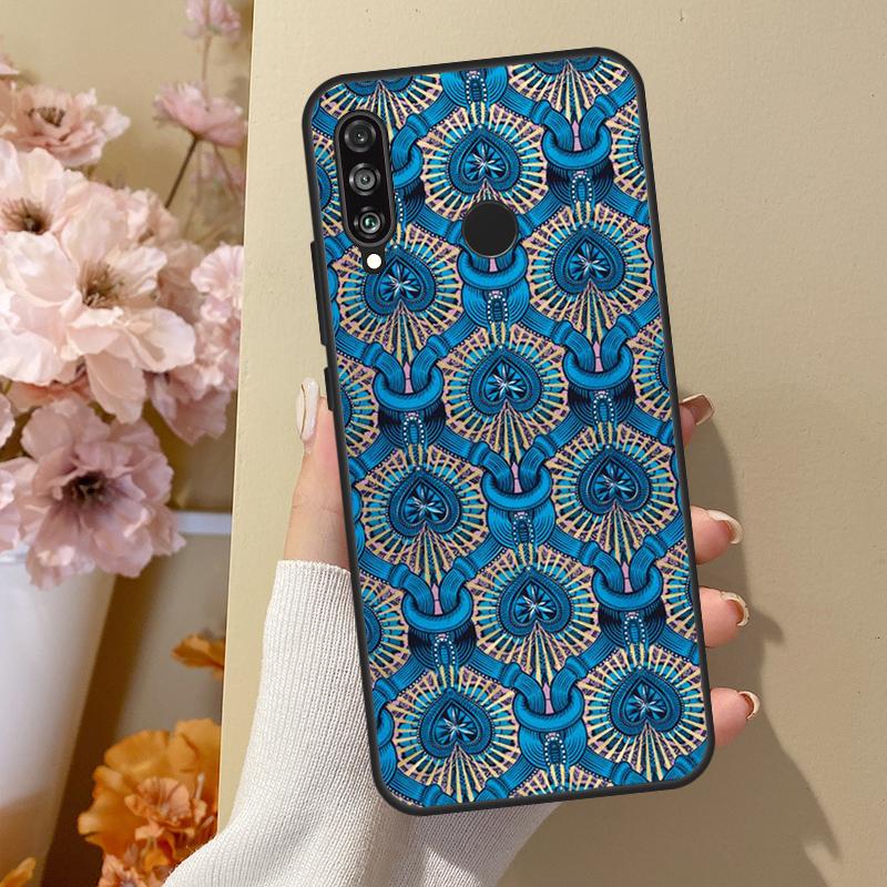 

African Fabric Print For Huawei Nova 7i 8i 11i 12i 12s Y73 Y70 Y90 Y60 Y72 Y61 Y91 9 10 SE P30 Pro P40 Lite Case Huawei Nova Y70