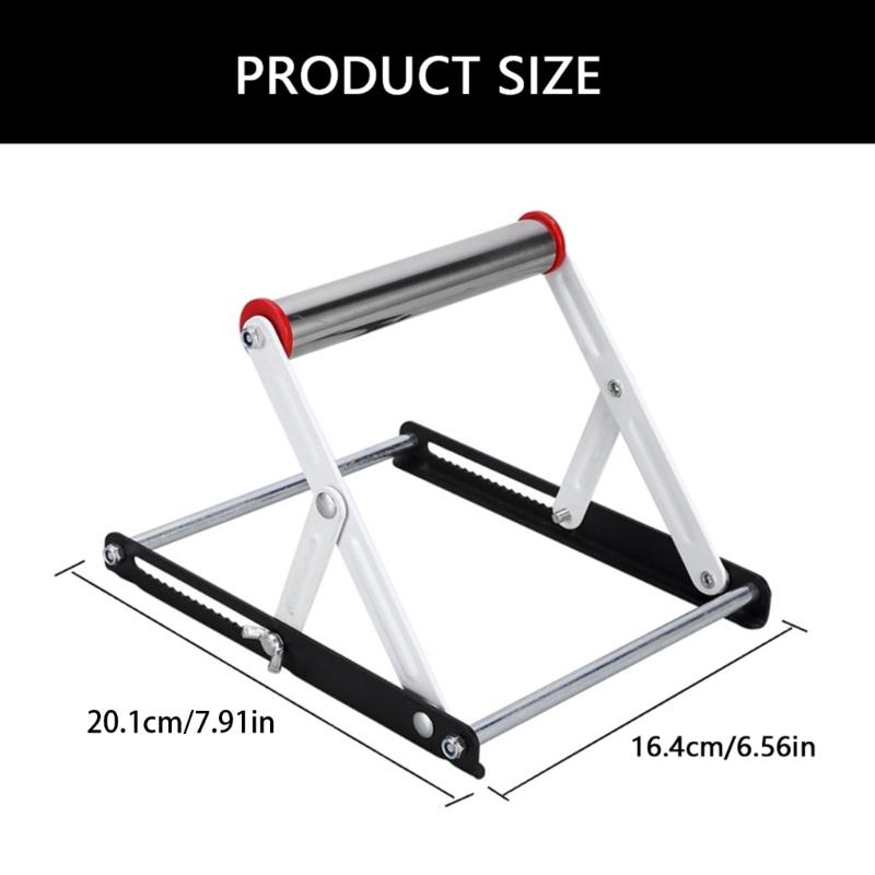 Kraftig Stål Justerbart Stödstativ För 55 135mm Rör Panel Hopfällbar Utrymmesbesparande Kapmaskin Stödstativ