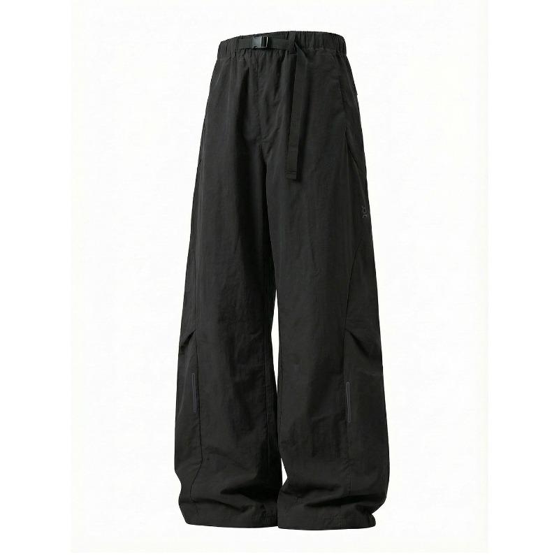 Pantaloni da Paracadutista Uomo Deostrutturati a Pieghe Sdoppiate Funzionali da Esterno Resistenti all'Acqua Casual Cargo Lunghi