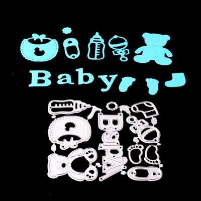 DIY Baby Accessories Metal Cutting Dies Stencils Template for Scrapbook Photo Album Paper Craft