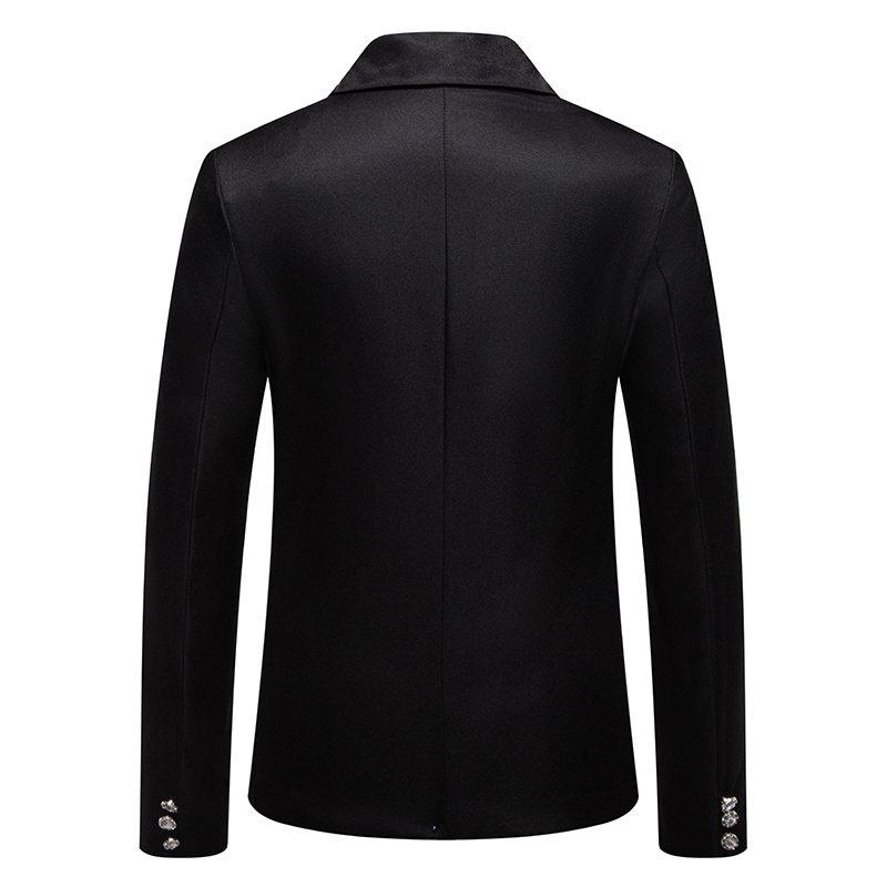 Men's Business Slim Fit Blazers Fashion Wedding Dress Suit Coat Male Singer Performance Dress Outerwear