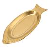 Decorative Fish Shaped Plate Stainless Steel Food Tray Kitchen Tools Fish Serving Platter  Wedding