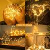 Solar Fairy Lights Outdoor Waterproof Solar String Lights 8 Modes Christmas Copper Wire Lights for Patio Decoration