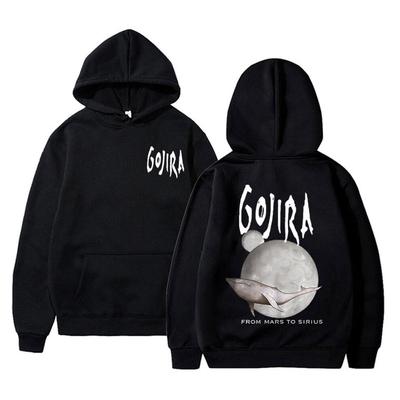 Frankrijk Metal Band Gojira From Mars To Sirius Flying Whales Muziekalbum Grafische Hoodie Mannenmode Vintage Pullover Trainingspak