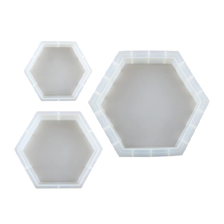 Upgrade Hexagonal Silicone Mold for Resin Casting Home Decoration Desktop Decor