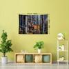 Charming Elk-Themed Tapestry - Versatile Wall Hanging for Home Decor, Perfect for Bedroom & Living Room - Durable Polyester, Easy Care