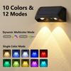 2/4pcs Solar Fence Lights Outdoor 10 Colors Change 3D Fairy Butterfly Art LED Wall Lamp Waterproof Garden Decor for Patio Yard