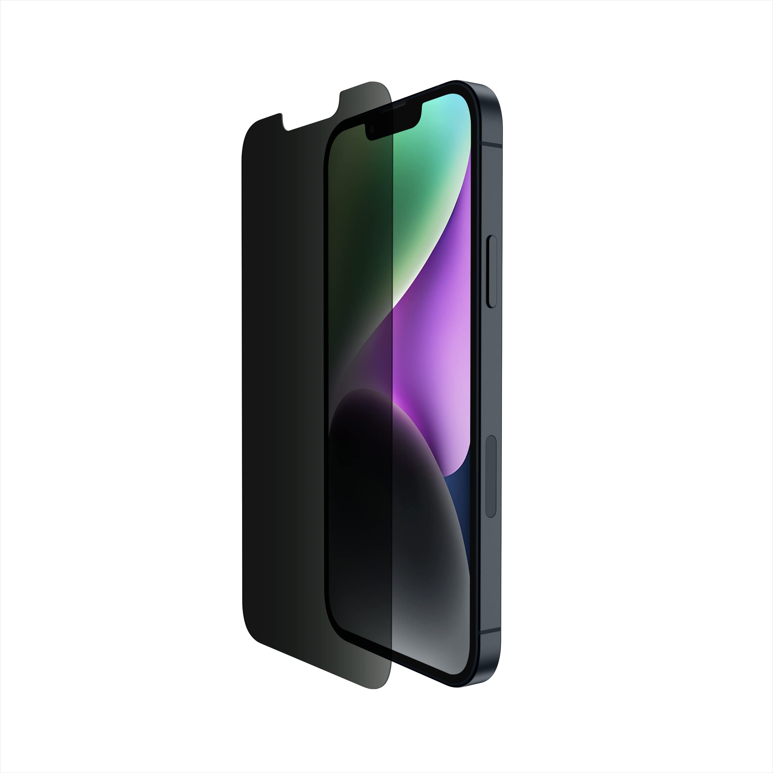 

Belkin iPhone 14 13 13 Pro Protective Glass Film Privacy Protection (Prevents Peeping) Tempered Glass Made by Japan AGC Asahi Glass Antibacterial