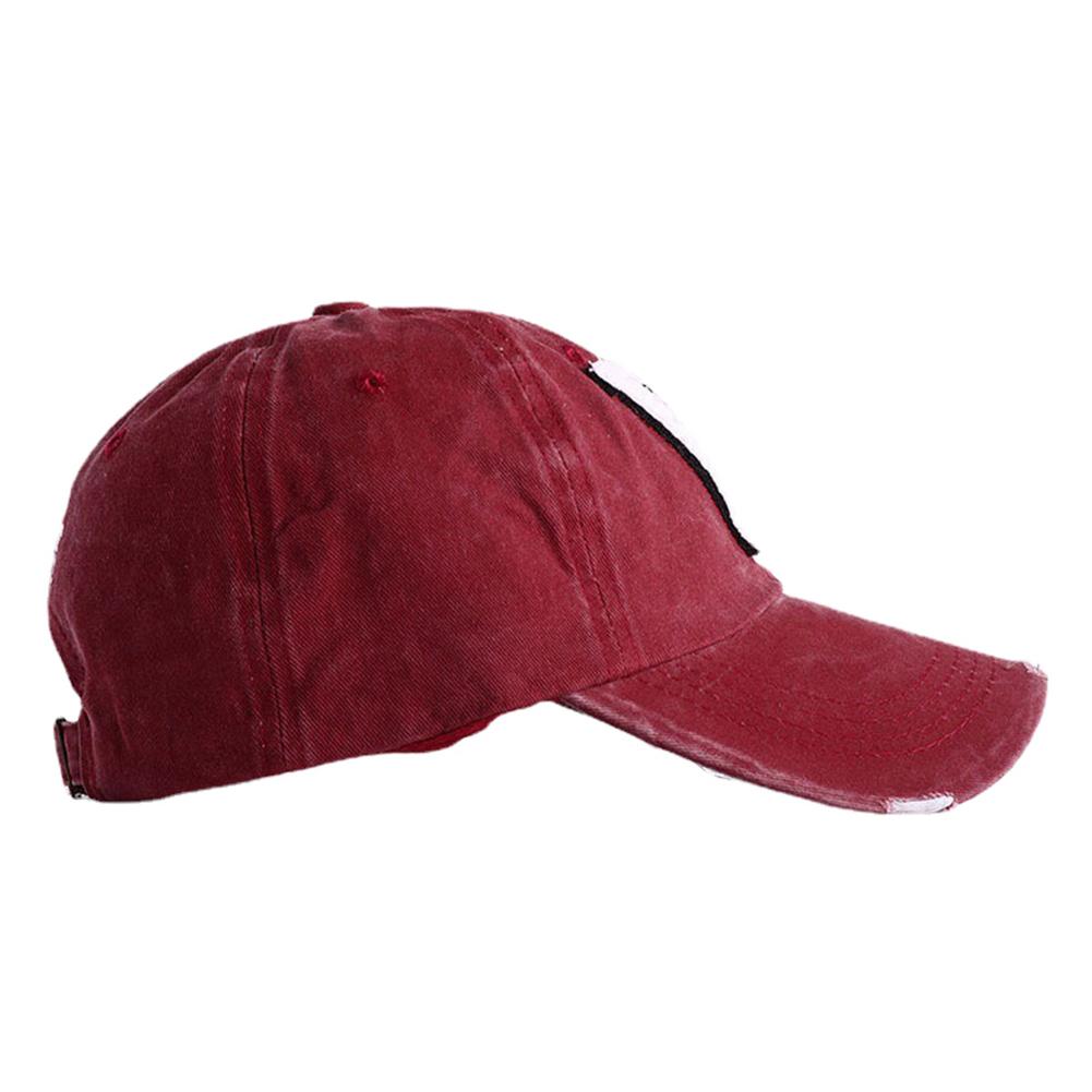Embroidery Washed Cotton Baseball Cap Hip Hop Snapback Hat Adjustable Outdoor Use Casual Dad Hats Sunscreen Gorras W Letter Print