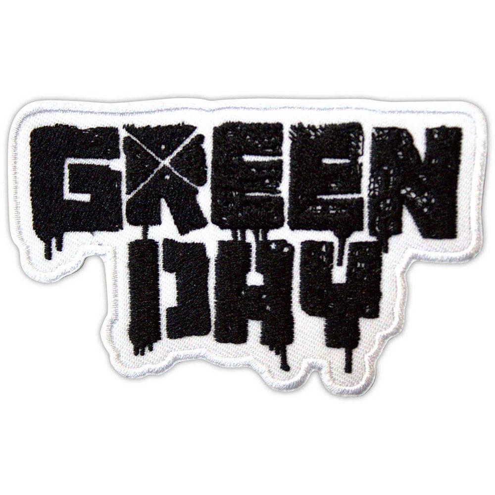 Green Day 21st Century Breakdown Woven Logo Iron On Patch