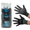 Urethane Backless Size Ester Work Gloves [ACE] Gloves, Black, 10-Pack, L, AG7701, Black,