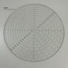 Ruler 10 Inch Clear Marking Accurate Scale Sewing Acrylic Drawing Finder Circular Plastic Template Center Measuring Tools Round