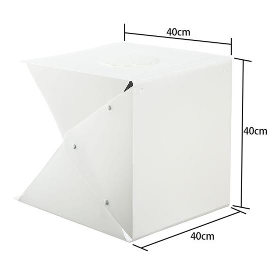 Dual Color Backdrop LED Light Photography Photo Studio Box Softbox Shooting Tent