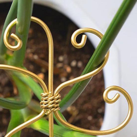 2Pcs Plant Stem Support Holder Heavy Duty Metal Indoor Outdoor Monstera Plant