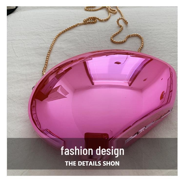 Borsa a Mano Testurizzata Specchiata Stile Coreano Chic - Borsa a Spalla Casual Versatile per Donna