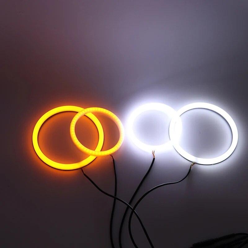 Switchback Cotton Light LED Angel Eye Dual White Amber for BMW X1 E84 2009 2010 2011 2012 2013 2014 2015 Xenon Headlight