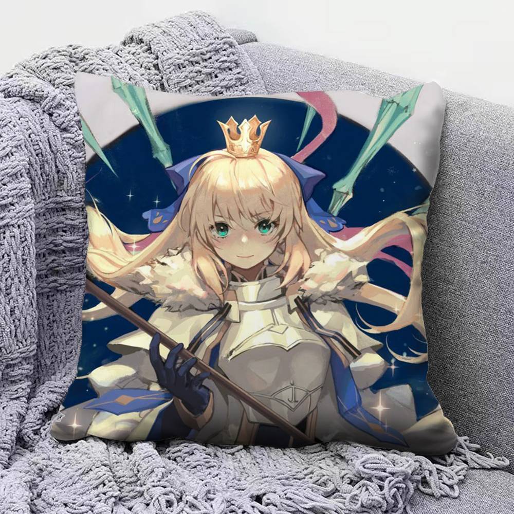Arthuria Caster Fate Grand Order Game Pillow Covers Home Sofa Cushion Covers and Aecorative Custom