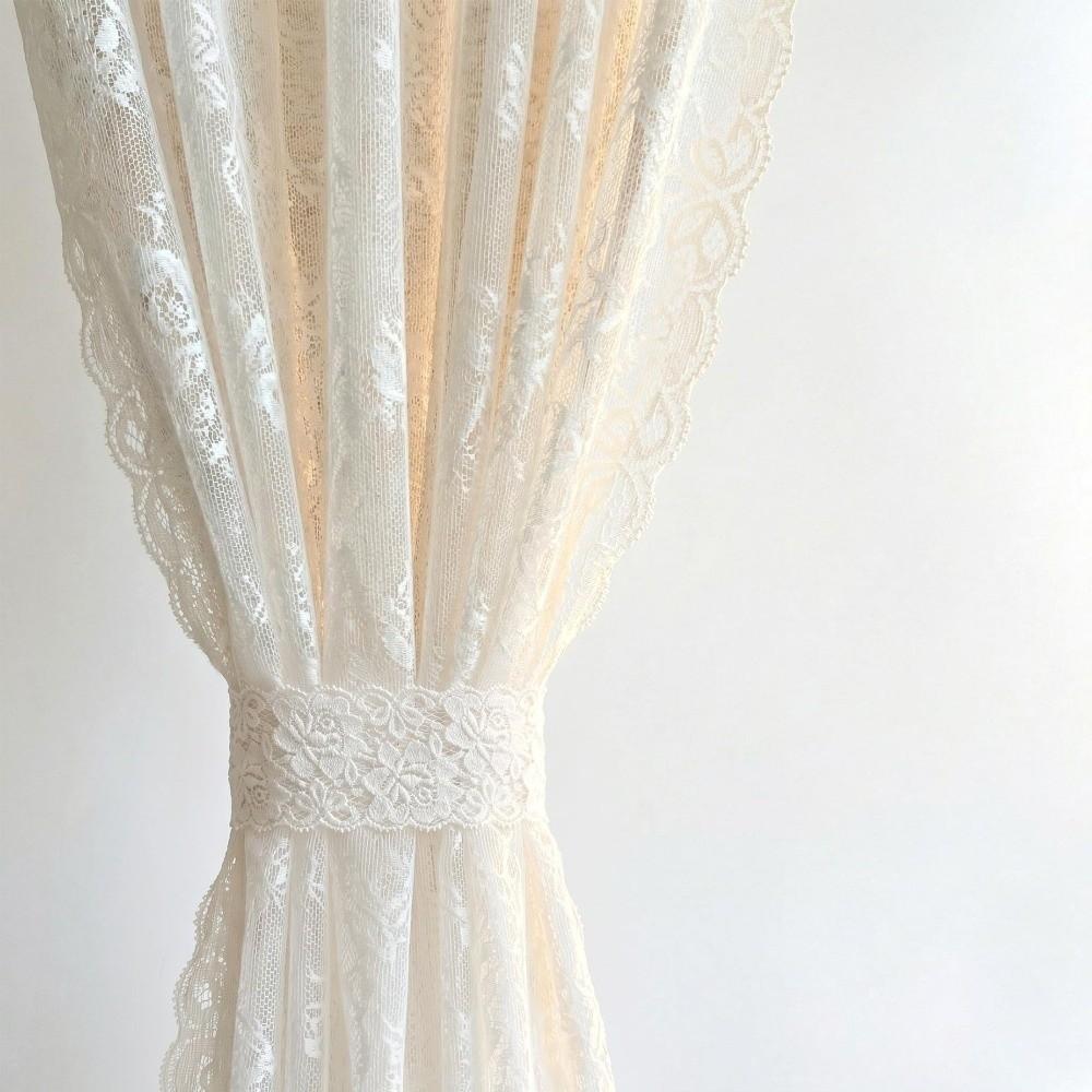 10 Yards Floral Lace Trim 2.36 Inch Wide Gift Wrapping Ribbon New Bridal Lace Ribbon For Sewing
