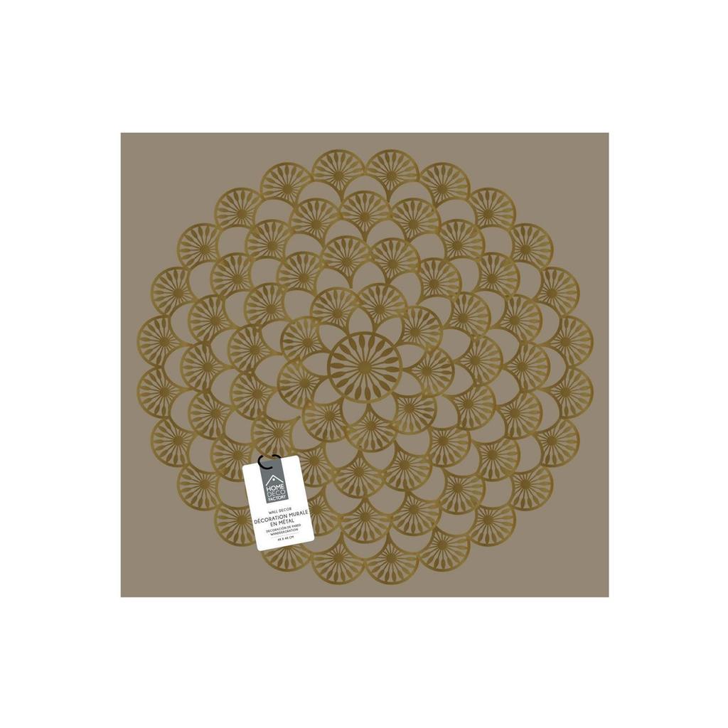 Mandala Wanddekoration 70cm gold