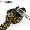 5/10 מטר Meetee 15-50 מ"מ ג'קארד גומי אלסטי הדפס נמר סרט מתיחה בגדי ספורט מכנסי יוגה חגורת אביב אביזרי תפירה
