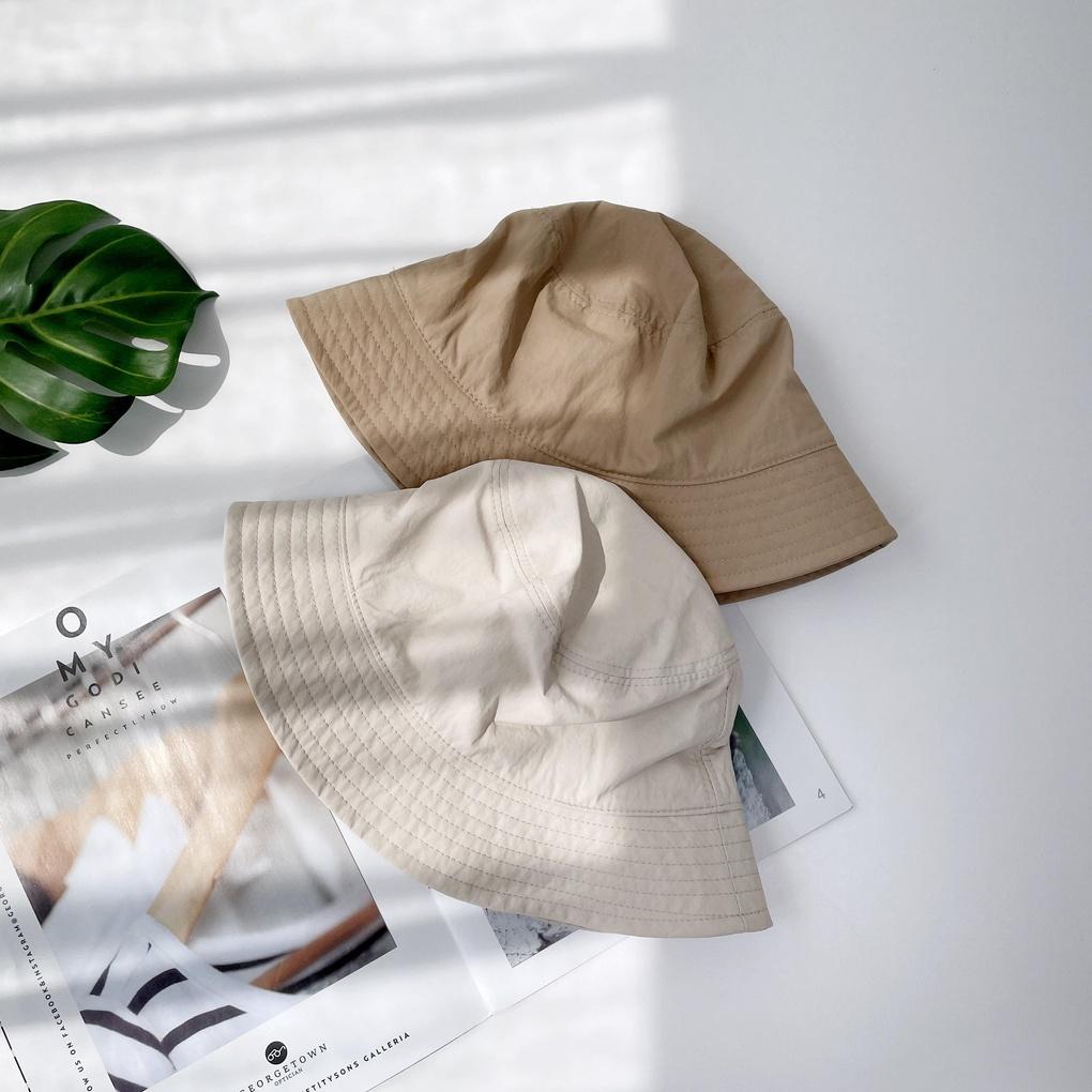 Women's and Men's Daily Solid Rustling Bucket Hat