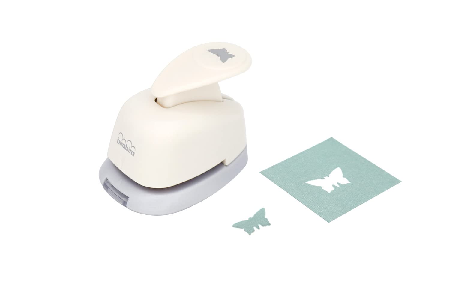 

Bira Butterfly 3-Shaped 3/8-Inch Lever Action Craft Punch for Paper Crafts and Scrapbooking