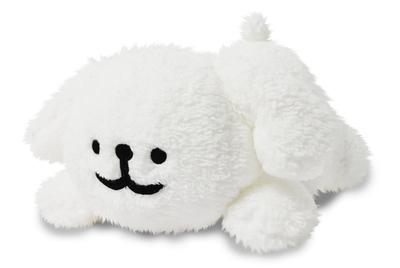 Maltos pliušinis žaislas (Gulėjimas) Didelis [Oficialus] Maltos Korėjiečių Šuniukas (maltiečių)