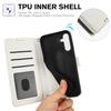 SY-003 For Samsung Galaxy A35 5G Case PU Leather Stand View Phone Wallet Cover with Hand Strap