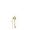 Cutlery 304 Stainless Steel Spoon Circular Ring Hotel Steak Knife Fork Spoon Titanium Plated European Style Hanging Hole Fork Tea Spoon