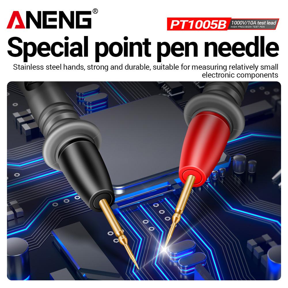 2026 ANENG M127 Intelligent Digital Multimeter PT1005B Test Leads Probe AC/DC Voltage Resistance Tester 1000V 10A Universal Needle Tip Diagnosis Tools