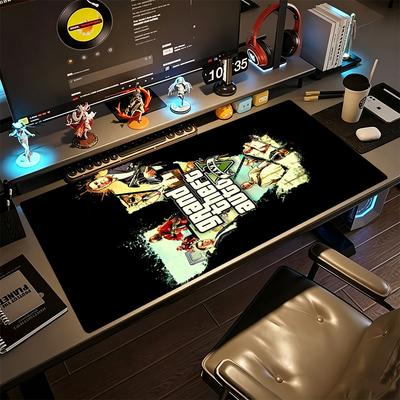 Grand Theft Auto Grote Muismat Bureau Muismat Kantoor Muismatten Antislip Rubberen Bodem Perfect voor Kantoor Bureaubenodigdheden School Huis