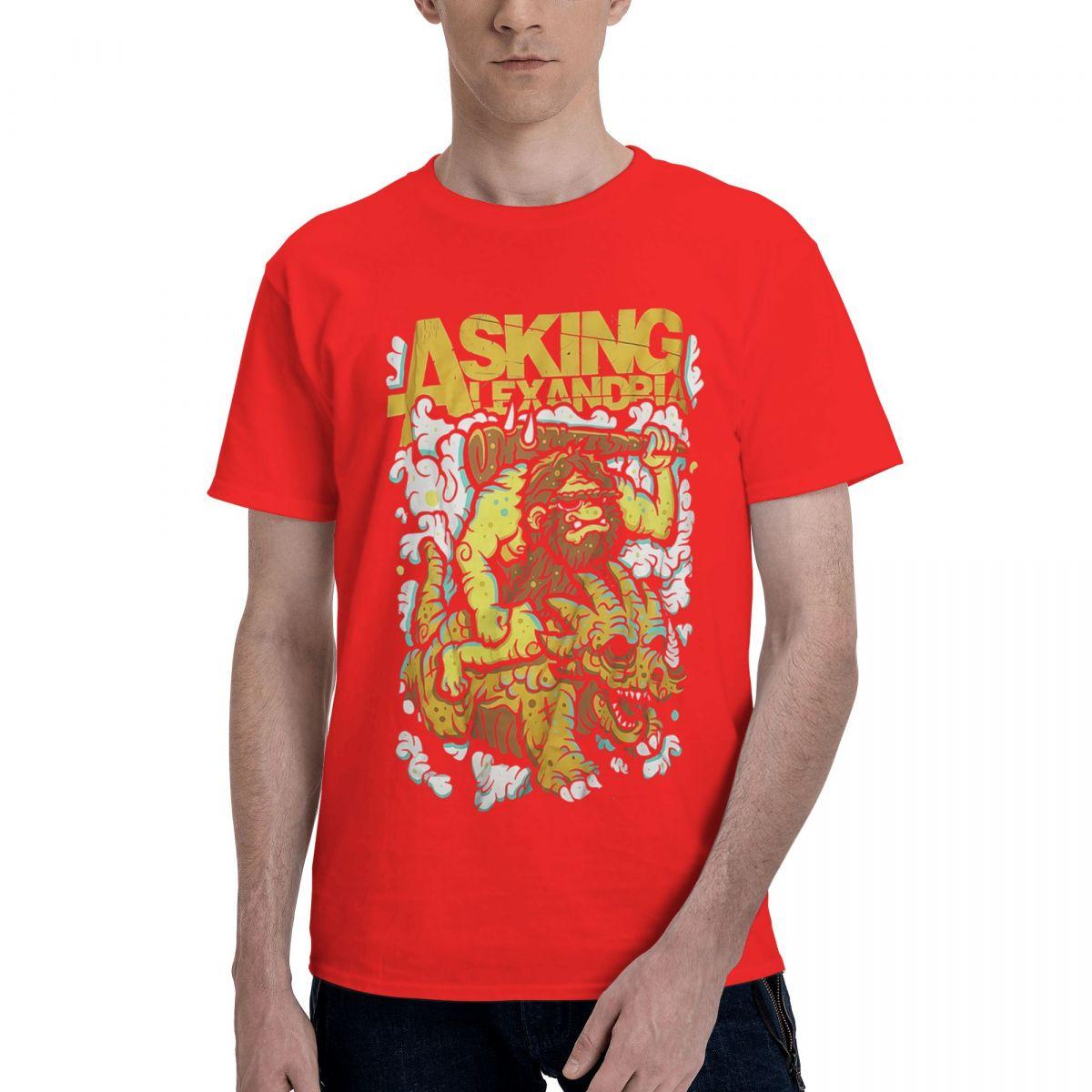 Asking Alexandria 100 Cotton Casual Breathable Confortable Kawaii Funny TShirt For Men Men TShirt S