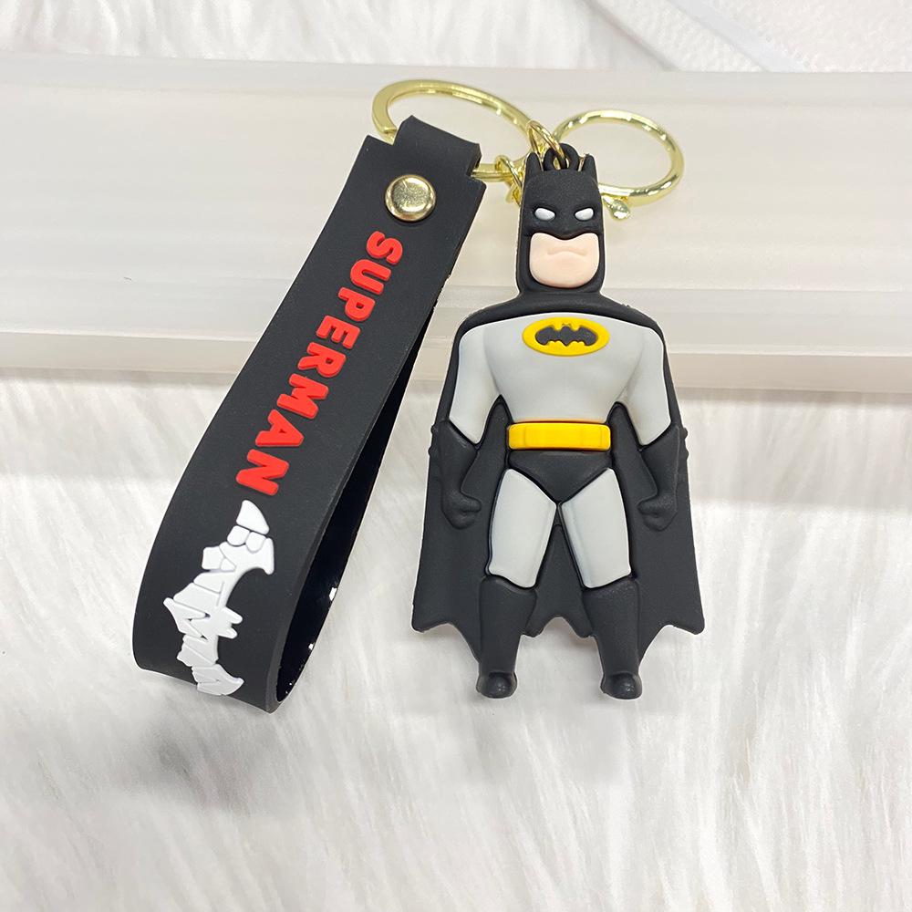 Marvel Iron Man, Spider-Man, and Captain America Movie Keychain Pendant Keyring