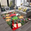 Alfombra con diseño de Papá Noel y árbol de Navidad para niños, regalo para el hogar, sala de estar, dormitorio, sofá, decoración, alfombrilla antideslizante