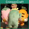Plant Fluffy 3 In 1 Plush Cushion Cartoon Strawberry Stuffed Toy Doll Cactus