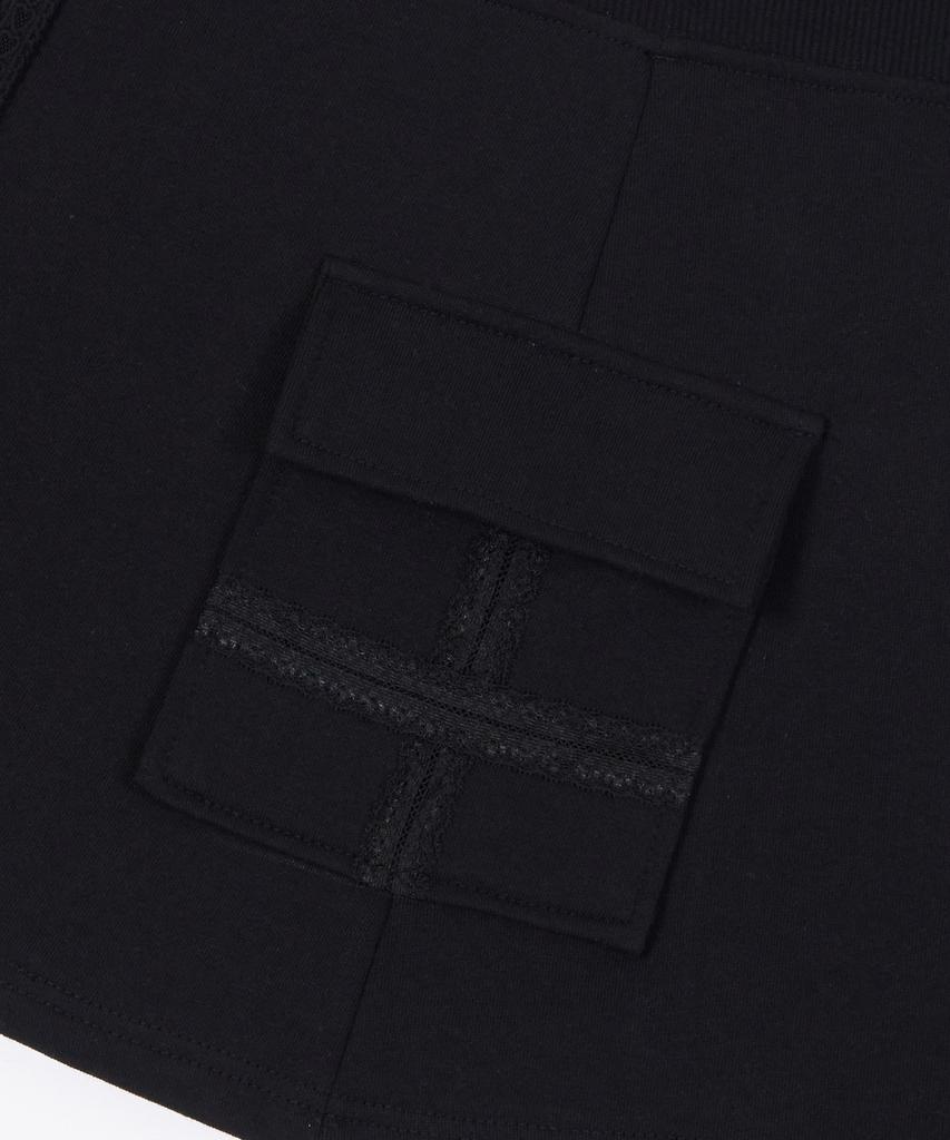 DYSFUNCT Banded Pocket Mini Skirt(Black)